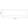 Párna huzat 2 pcs houten világosszürke 40 x 145 cm bouclé