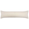 Párna huzat 2 pcs houten krémszínű 40 x 145 cm bouclé