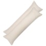 Párna huzat 2 pcs houten krémszínű 40 x 145 cm bouclé