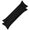 Párna huzat 2 pcs houten fekete 40 x 145 cm bouclé