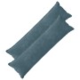 Párna huzat 2 pcs houten kék 40 x 145 cm chenille szövet