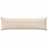 Párna huzat 2 db houten krémszínű 40 x 145 cm chenille szövet