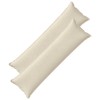 Párna huzat 2 db houten krémszínű 40 x 145 cm chenille szövet