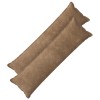 Párna huzat 2 pcs houten tópszínű 40 x 145 cm mikroszálas plüss