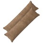 Párna huzat 2 pcs houten tópszínű 40 x 145 cm mikroszálas plüss