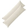 Párna huzat 2 pcs houten krémszínű 40 x 145 cm