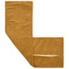 Párna huzat 2 pcs houten sárga 40 x 145 cm mikroszálas plüss