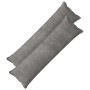 Párna huzat 2 pcs houten világosszürke 40 x 145 cm