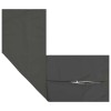 Párna huzat houten antracitszürke 40 x 145 cm poliészter