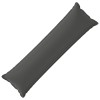 Párna huzat houten antracitszürke 40 x 145 cm poliészter