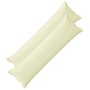 Párna huzat 2 db houten krémszínű 40 x 145 cm poliészter