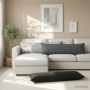 Párna huzat 2 db houten szürke 40 x 145 cm poliészter