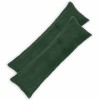 Párna huzat 2 pcs houten sötétzöld 40 x 145 cm bouclé