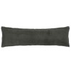 Párna huzat houten sötétszürke 40 x 145 cm bouclé