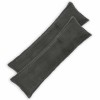 Párna huzat 2 pcs houten sötétszürke 40 x 145 cm bouclé