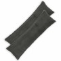 Párna huzat 2 pcs houten sötétszürke 40 x 145 cm bouclé