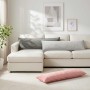 Párna huzat 2 db houten rózsaszín 40 x 145 cm flanell