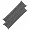 Párna huzat 2 db houten sötétszürke 40 x 145 cm műnyúl szőr