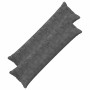 Párna huzat 2 db houten sötétszürke 40 x 145 cm műnyúl szőr