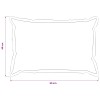 Párna huzat 6 pcs houten bordó 40 x 60 cm műlenszövet