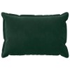 Párna huzat 2 pcs houten sötétzöld 40 x 60 cm bársony