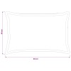 Párna huzat 6 pcs houten fekete 40 x 60 cm bársony