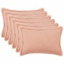 Párna huzat 6 pcs houten rózsaszín 40 x 60 cm bouclé