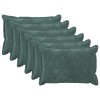 Párna huzat 6 pcs houten tengerkék 40 x 60 cm mikroszálas plüss