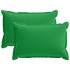 Párna huzat 2 db houten zöld 40 x 60 cm poliészter