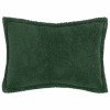 Párna huzat 2 pcs houten sötétzöld 40 x 60 cm bouclé
