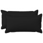 Párna huzat 2 pcs houten fekete 40 x 70 cm műlenszövet