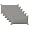 Párna huzat 6 pcs houten felhőszürke 40 x 70 cm műlenszövet