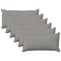 Párna huzat 6 pcs houten felhőszürke 40 x 70 cm műlenszövet