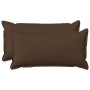 Párna huzat 2 pcs houten barna 40 x 70 cm műlenszövet