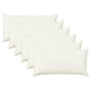 Párna huzat 6 pcs houten fehér 40 x 70 cm műlenszövet