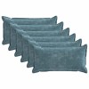 Párna huzat 6 pcs houten kék 40 x 70 cm chenille szövet