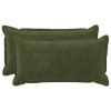 Párna huzat 2 pcs houten zöld 40 x 70 cm mikroszálas plüss