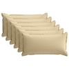 Párna huzat 6 db houten bézs 40 x 70 cm poliészter