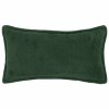Párna huzat 6 pcs houten sötétzöld 40 x 70 cm bouclé