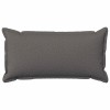 Párna huzat 6 pcs houten világosszürke 40 x 80 cm műlenszövet