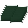 Párna huzat 12 pcs houten sötétzöld 40 x 80 cm műlenszövet