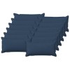 Párna huzat 12 pcs houten kék 40 x 80 cm műlenszövet