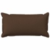 Párna huzat 6 pcs houten barna 40 x 80 cm műlenszövet