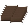 Párna huzat 12 pcs houten barna 40 x 80 cm műlenszövet