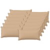 Párna huzat 12 pcs houten krémszínű 40 x 80 cm műlenszövet