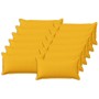Párna huzat 12 pcs houten világos sárga 40 x 80 cm műlenszövet