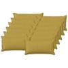 Párna huzat 12 pcs houten világos zöld 40 x 80 cm műlenszövet