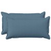 Párna huzat 2 pcs houten farmerkék 40 x 80 cm műlenszövet
