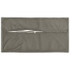 Párna huzat 6 pcs houten világosszürke 40 x 80 cm bársony