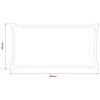Párna huzat 2 db houten antracitszürke 40 x 80 cm cord